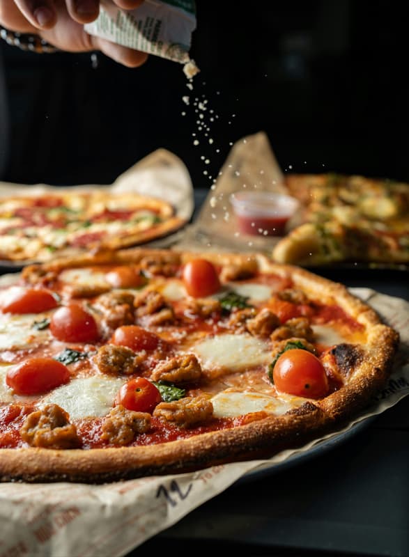 Chicken and vegan pizza Recipe