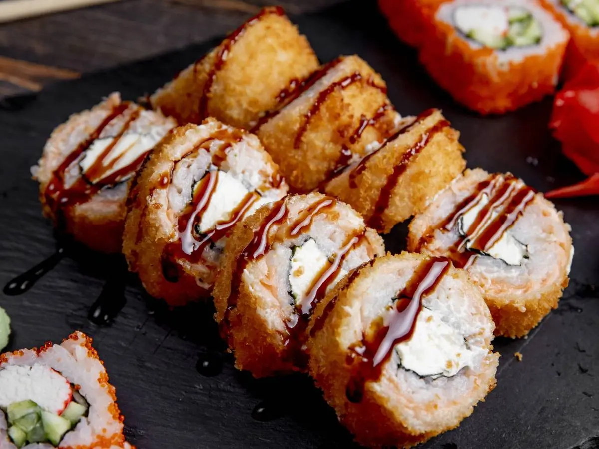 What's the crispy stuff on sushi?