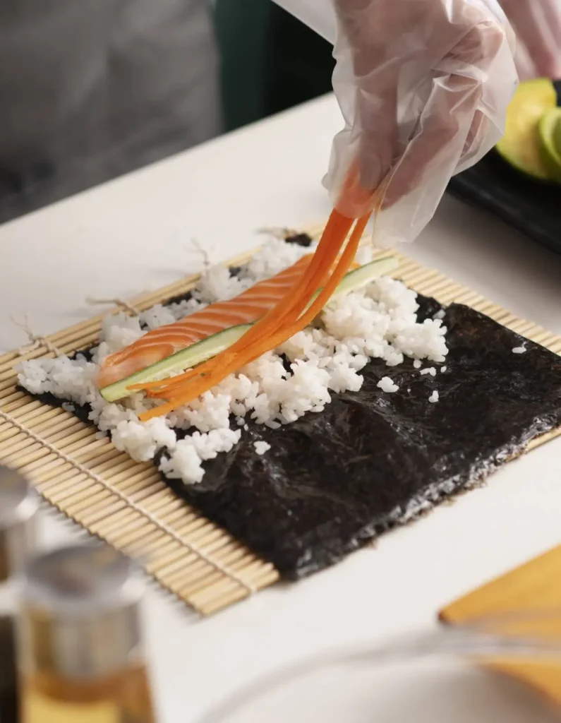 bake salmon sushi recipe