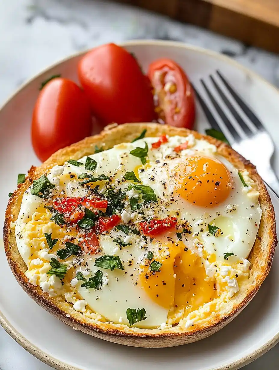 Baked Feta Eggs Recipe
