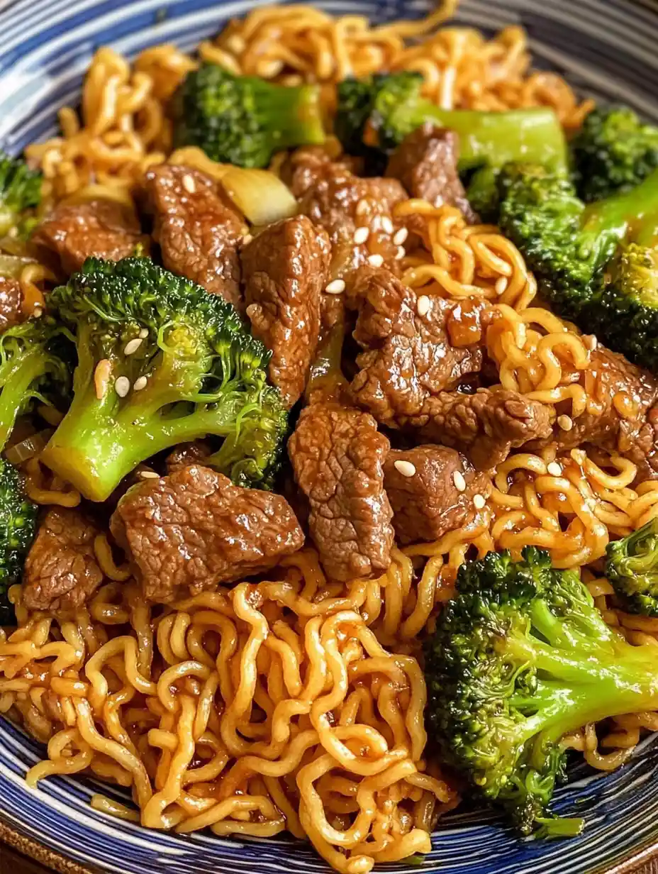 Beef and Broccoli Ramen Stir Fry Recipe