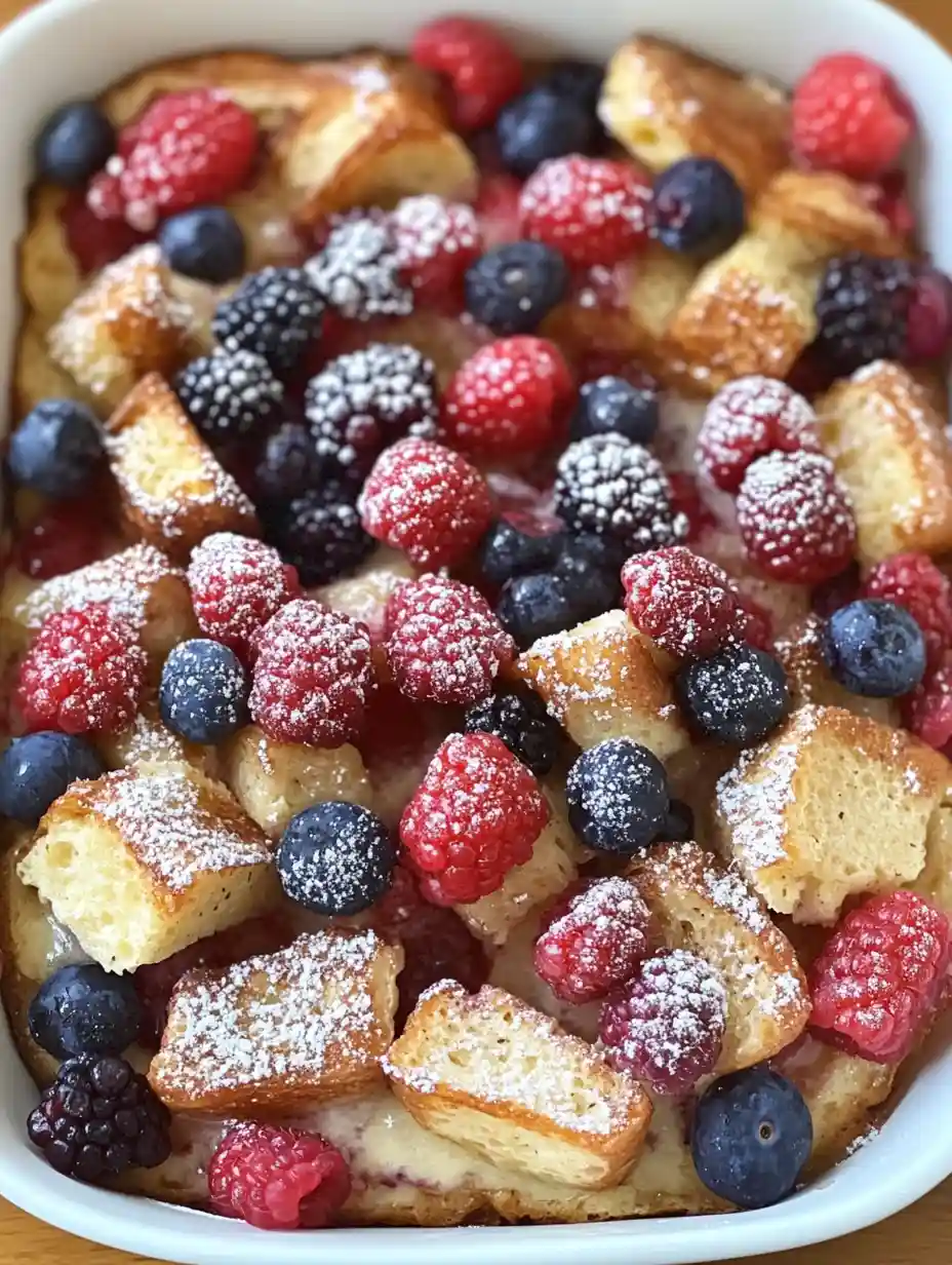 Berry French Toast Casserole Recipe