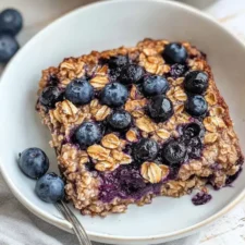 Blueberry Baked Oatmeal