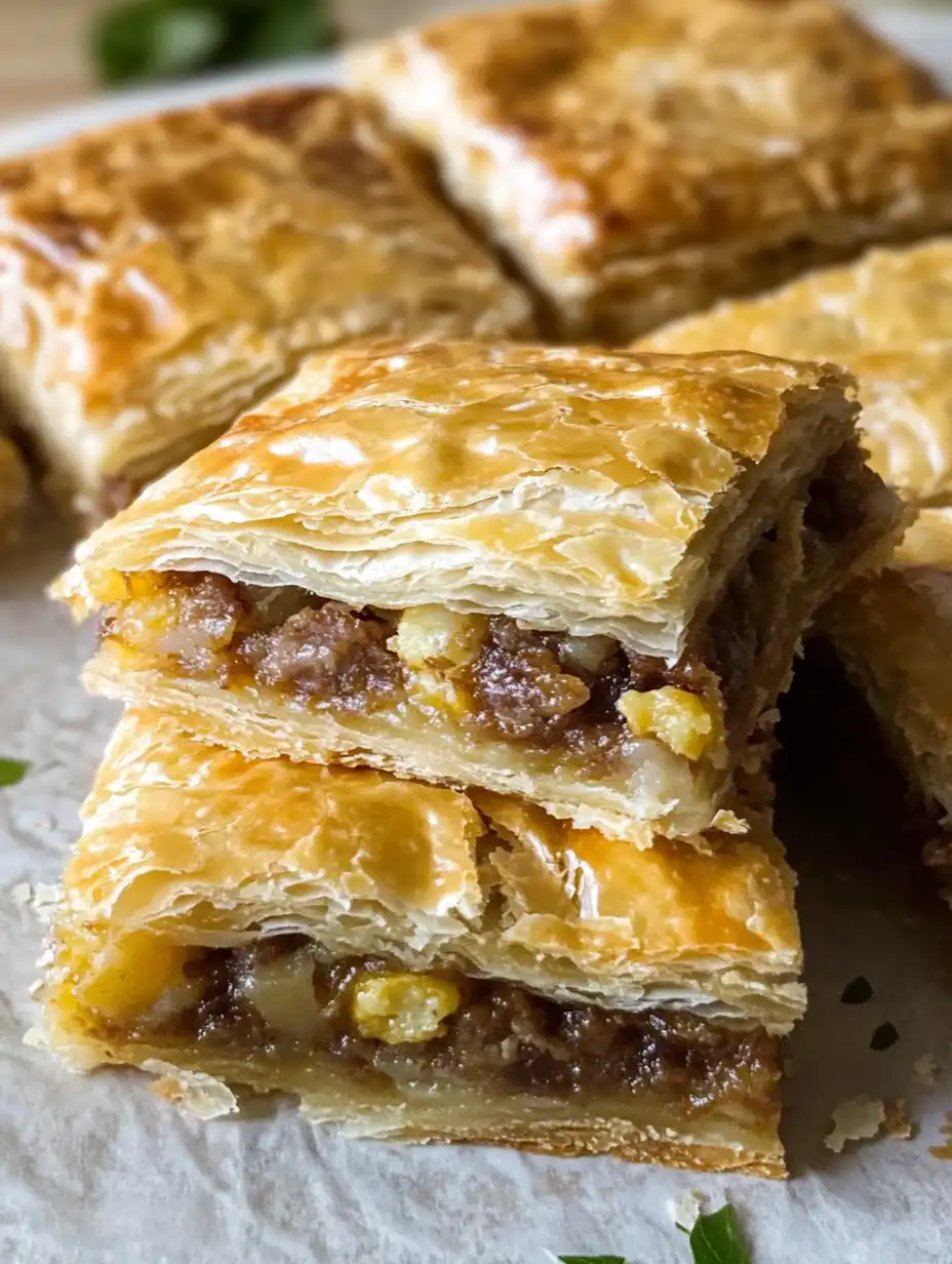 Breakfast Puff Pastry Bars