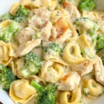 Cheesy Chicken Broccoli Tortellini