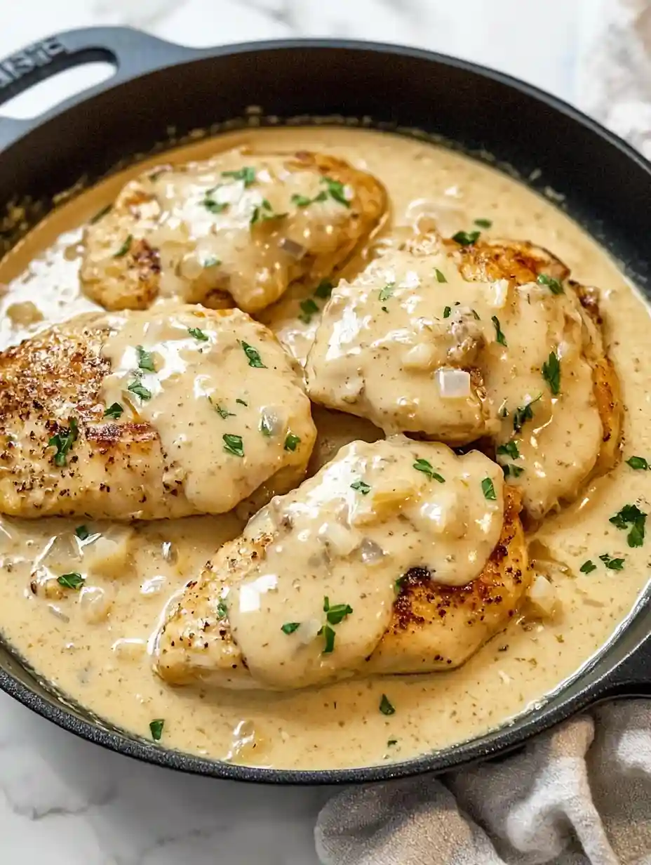 Creamy Garlic Chicken Recipe
