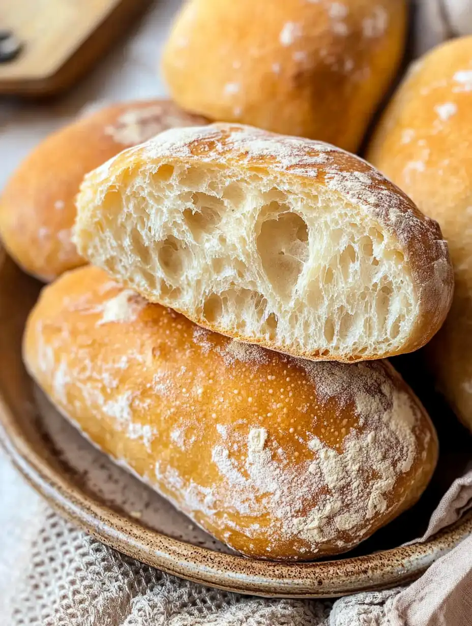 Easy Small Batch Ciabatta Rolls Recipe