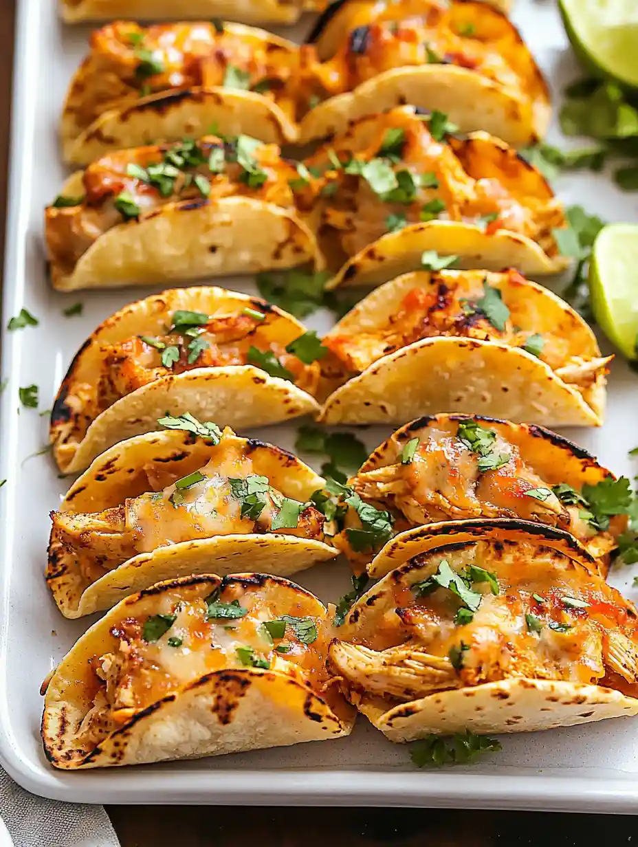 Mini Baked Chicken Tacos Recipe