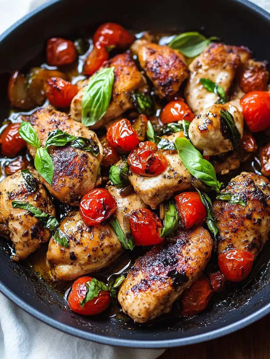 One Pan Balsamic Chicken Recipe