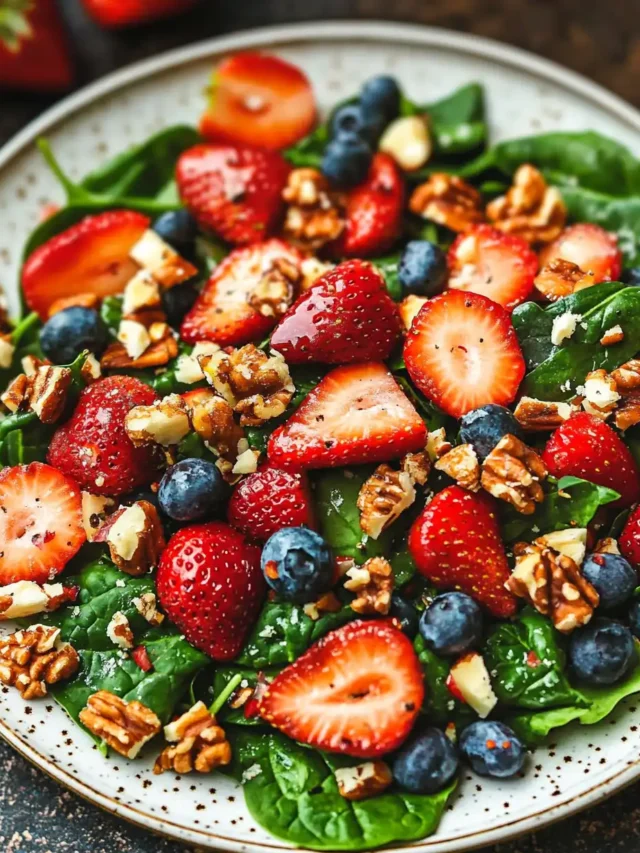 Strawberry Spinach Salad Recipe