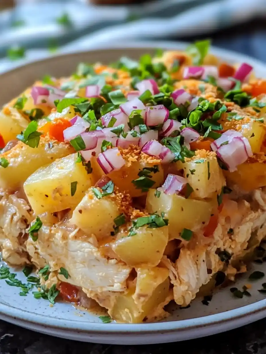 Loaded Potato Ranch Chicken Casserole