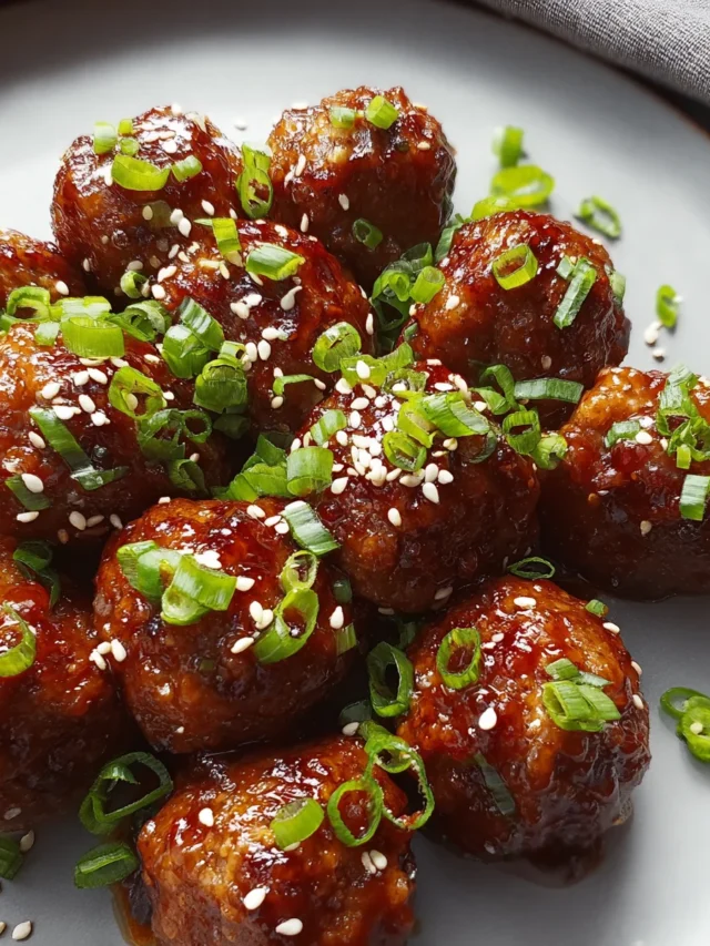 Asian Meatballs Crockpot Recipe