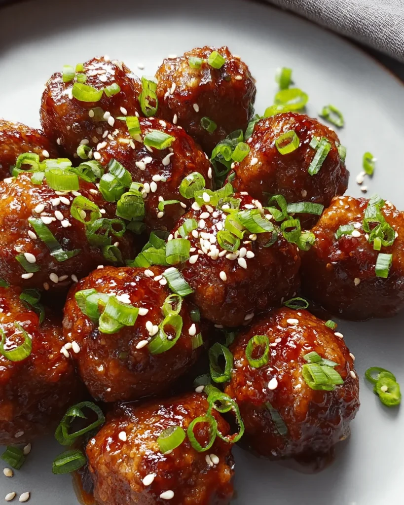 Asian Meatballs Crockpot Recipe