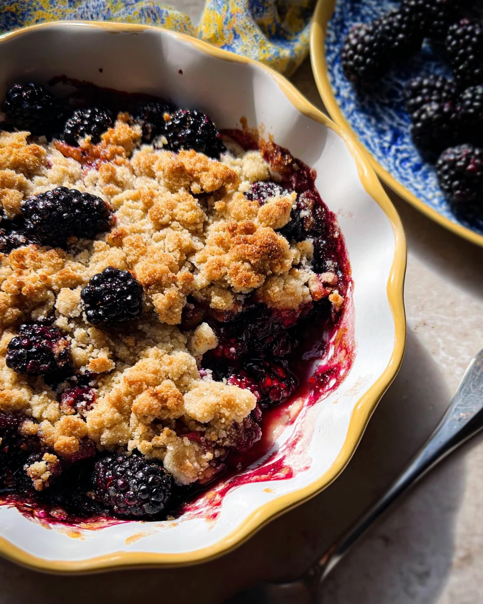 Blackberry Crumble