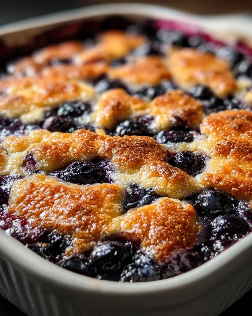 Blueberry Cobbler