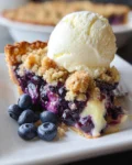 Blueberry Custard Pie