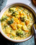 Broccoli Potato Cheese Soup Recipe