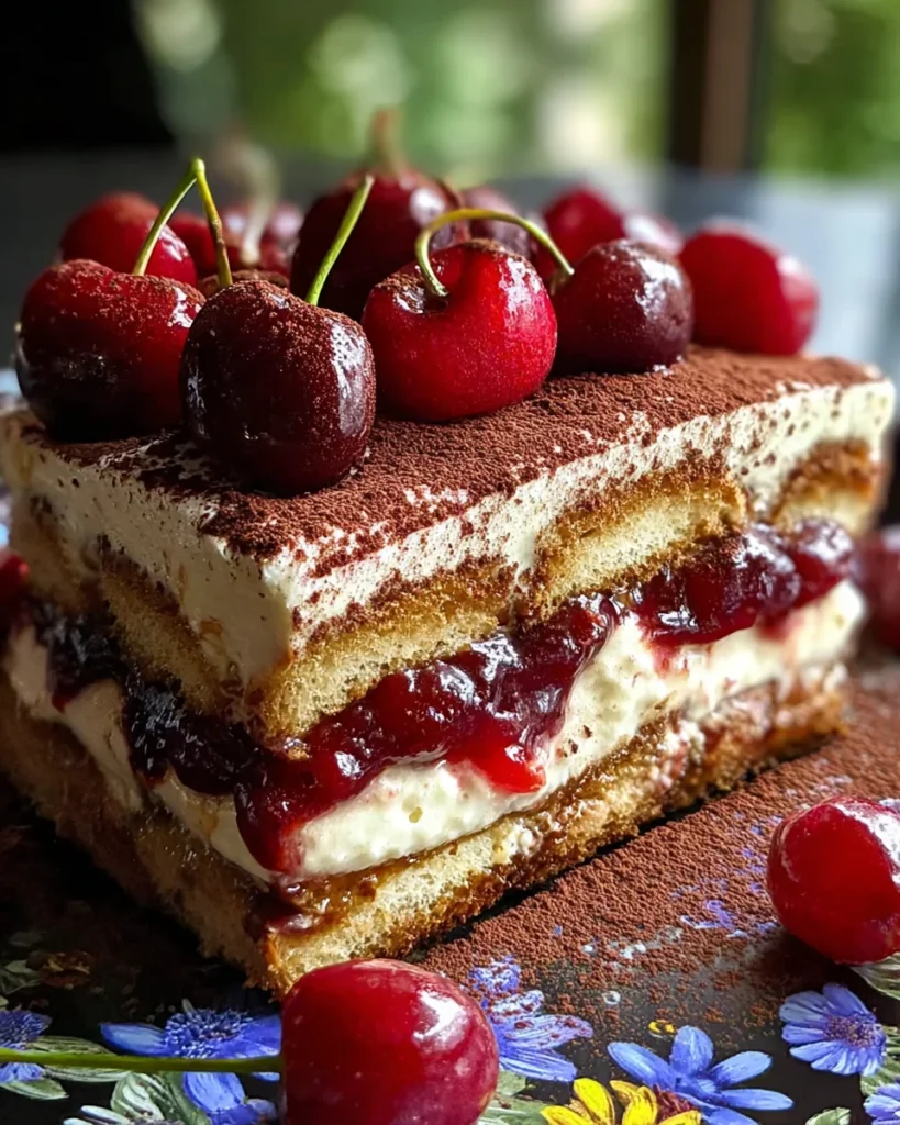 Cherry Amaretto Tiramisu Dessert: A Decadent Twist on a Classic Italian Treat