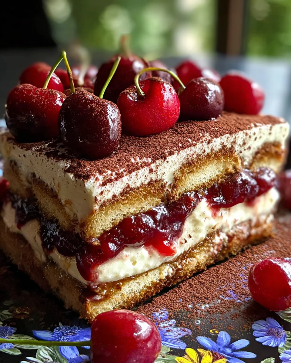 Cherry Amaretto Tiramisu Dessert: A Decadent Twist on a Classic Italian Treat