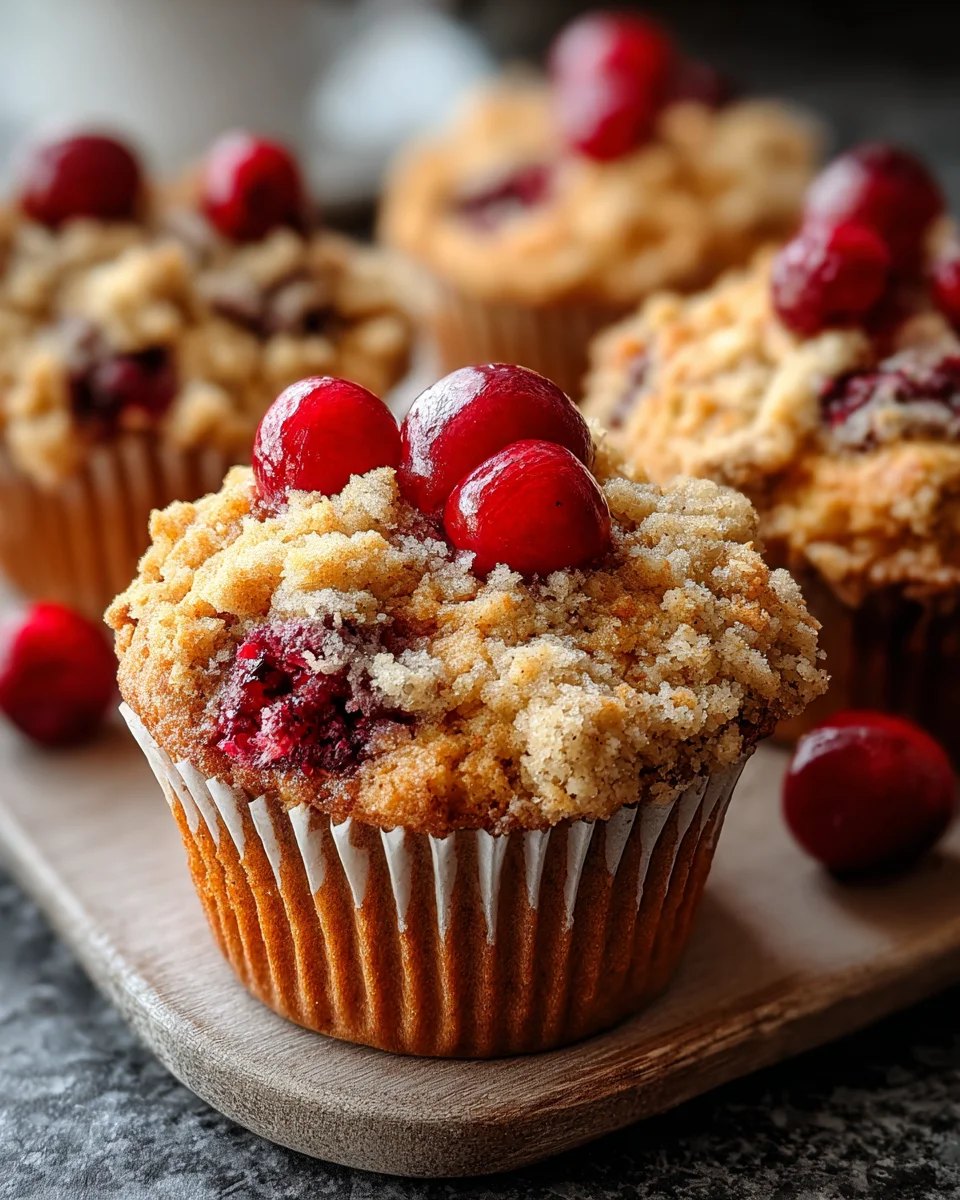 Cherry Cobbler Muffins