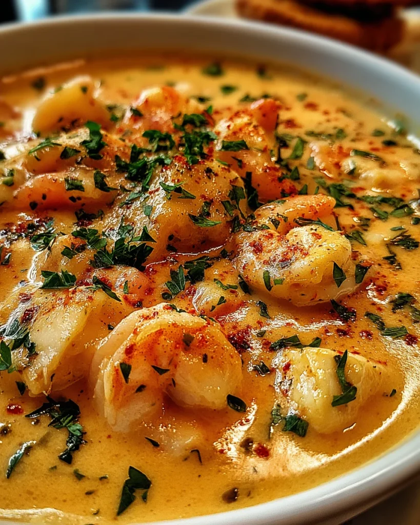 Crab and Shrimp Seafood Bisque