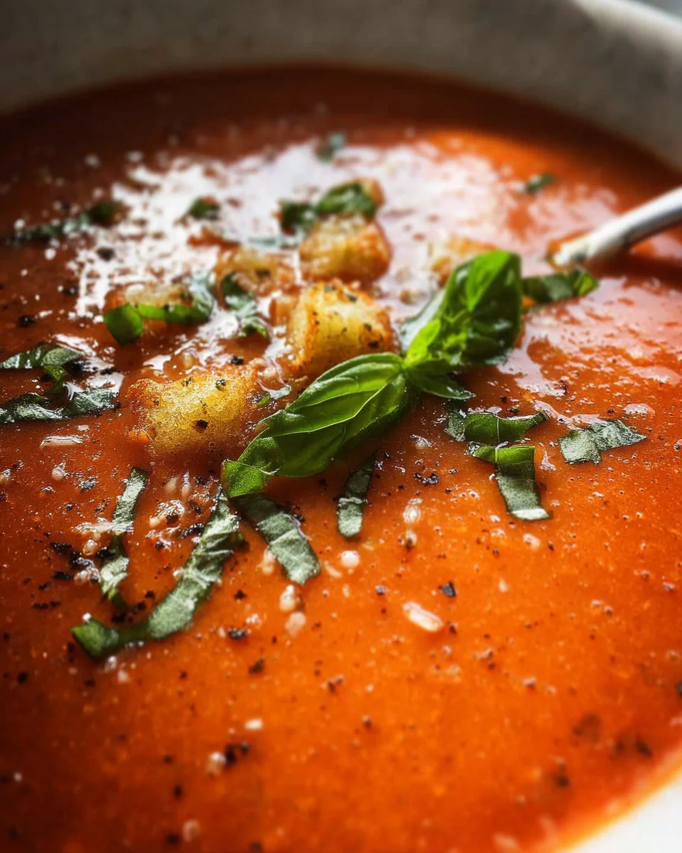Creamy Tomato Basil Soup