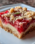Deliciously Tangy Cream Cheese Rhubarb Bars You’ll Crave