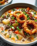 Easy Cheeseburger Soup Recipe