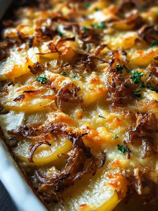 Easy French Onion Potato Bake Recipe