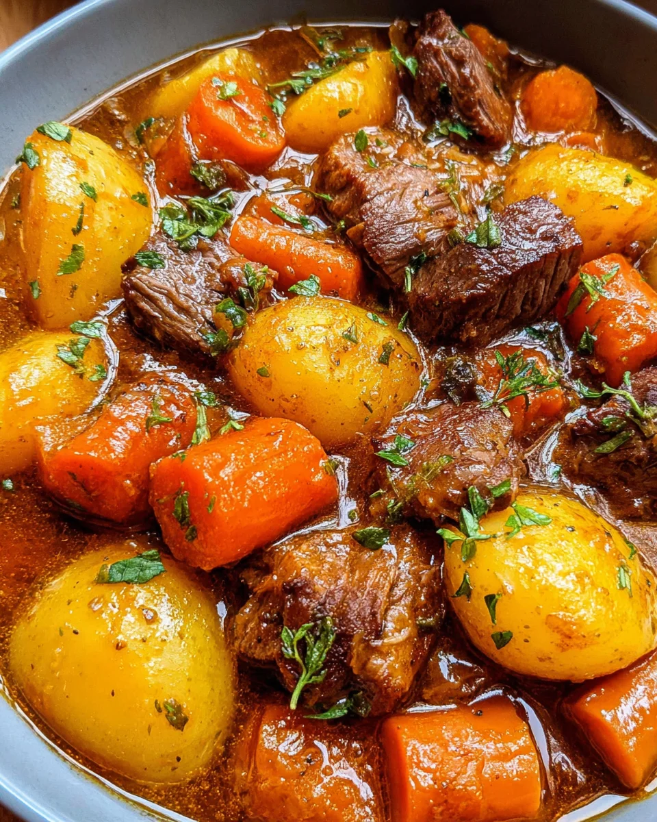 Easy Homemade Beef Stew