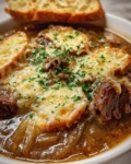 French Onion Beef Short Rib Soup