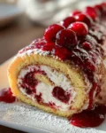 Heavenly Cherry Cheesecake Cake Roll Recipe