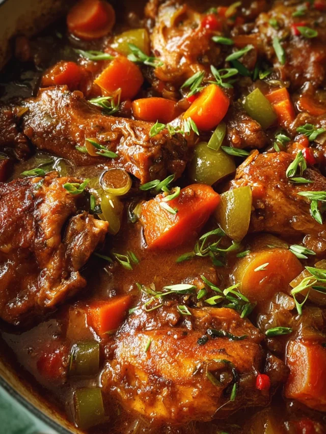 Jamaican Brown Stew Chicken