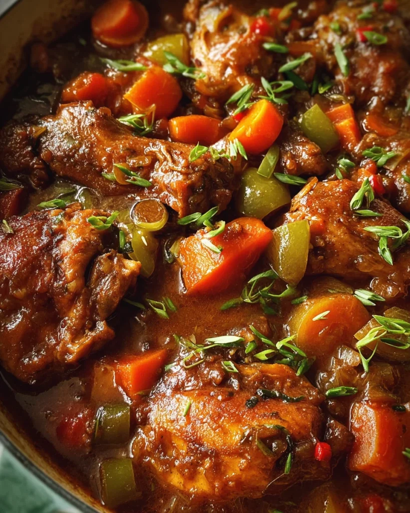 Jamaican Brown Stew Chicken