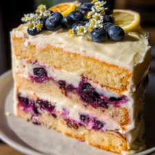Lemon Blueberry Cake Recipe