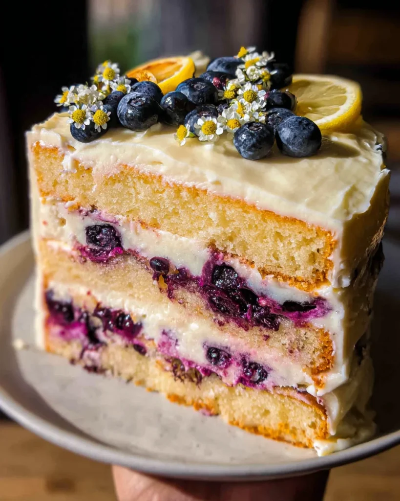 Lemon Blueberry Cake Recipe