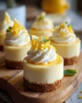 Mini Lemon Cheesecakes