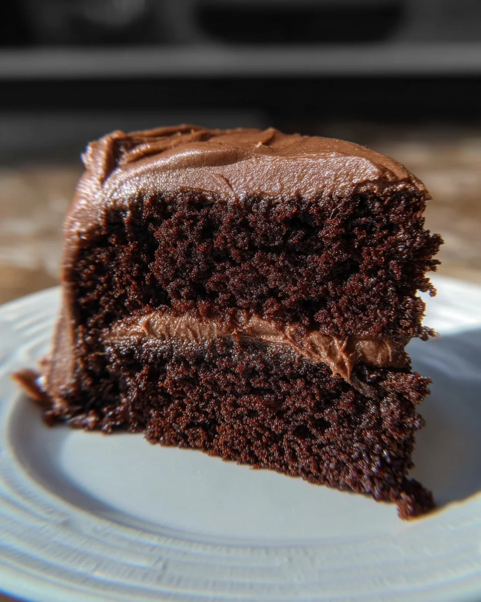 Moist Homemade Chocolate Cake Recipe