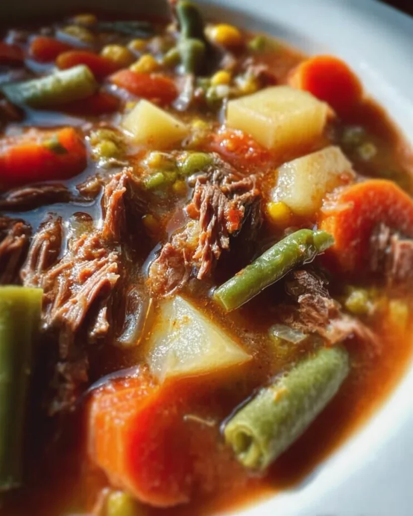 My Mom's Old-Fashioned Vegetable Beef Soup