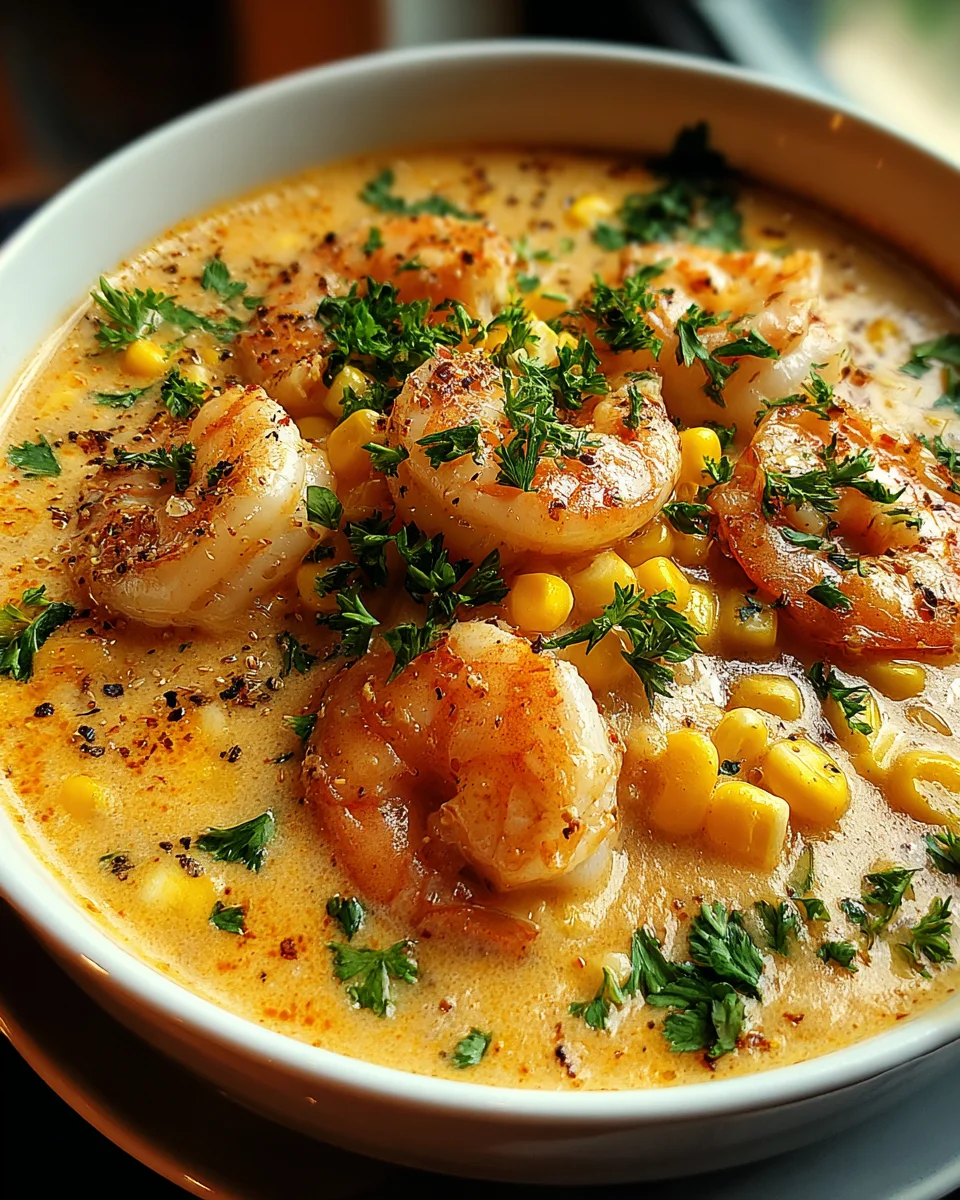 New Orleans Shrimp and Corn Bisque
