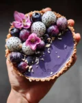 No Bake Blueberry Tart with Earl Grey