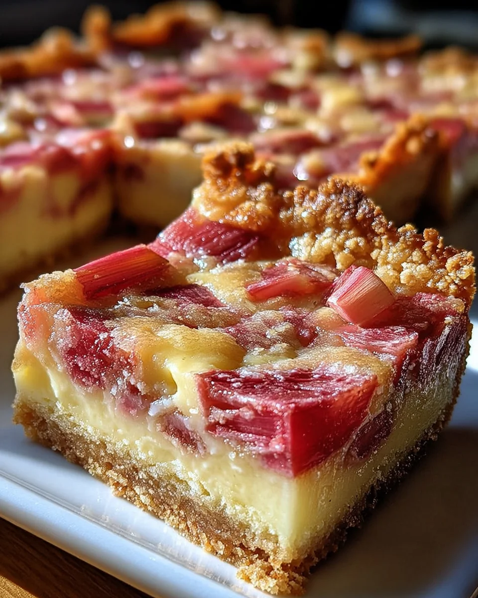 Rhubarb Custard Bars: A Sweet and Tangy Dessert Delight