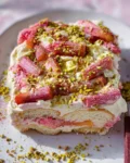 Rhubarb tiramisu
