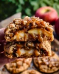 Salted Caramel Apple Pie Cookies