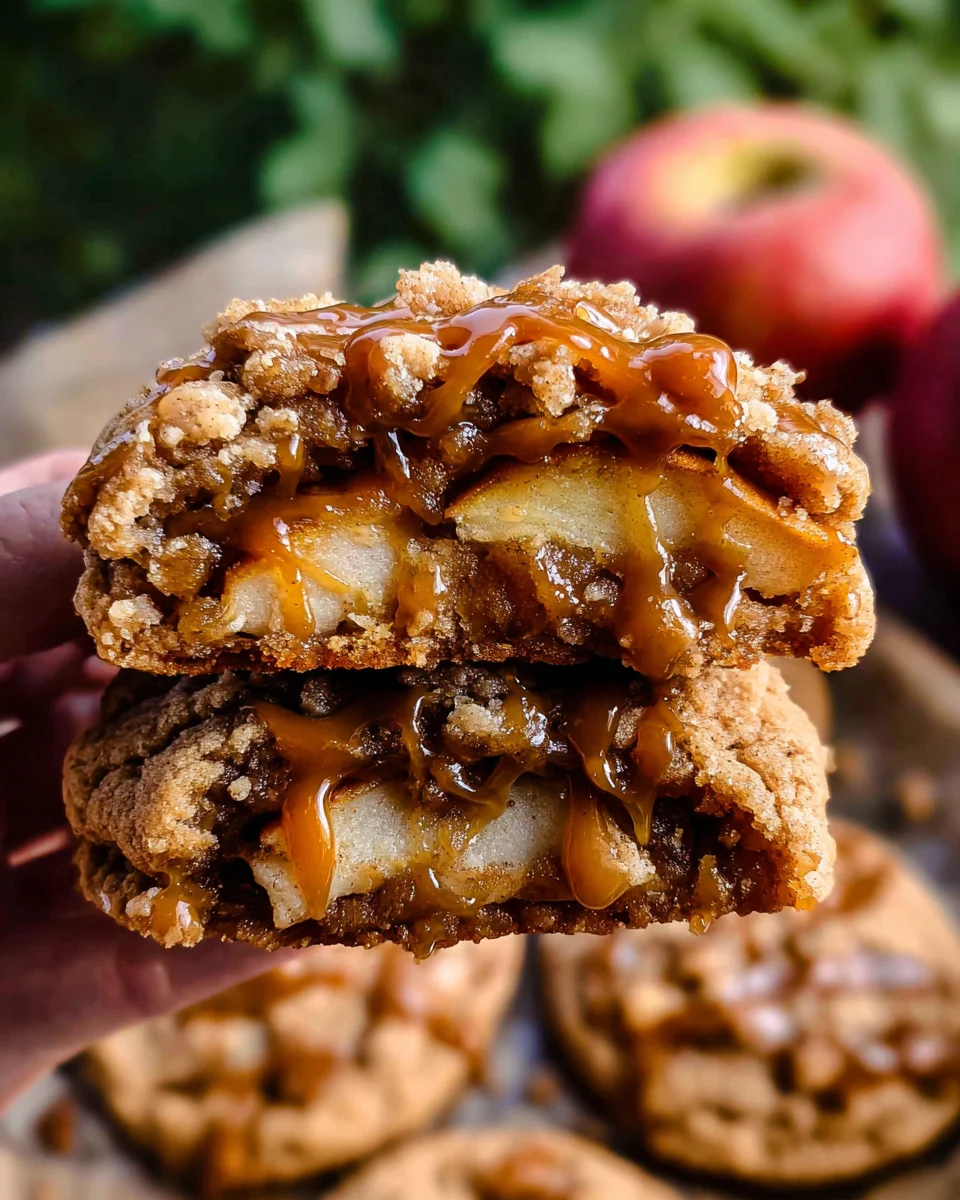 Salted Caramel Apple Pie Cookies