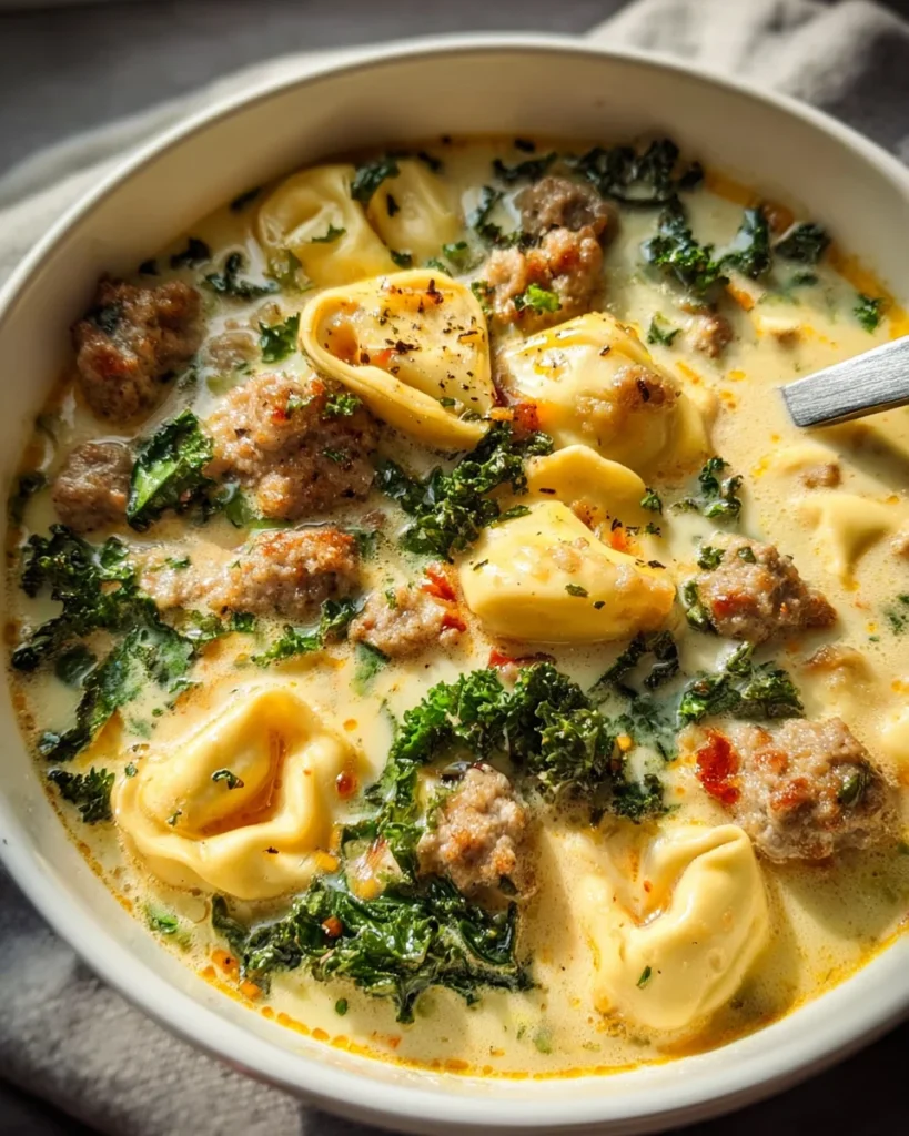 Sausage Tortellini Soup
