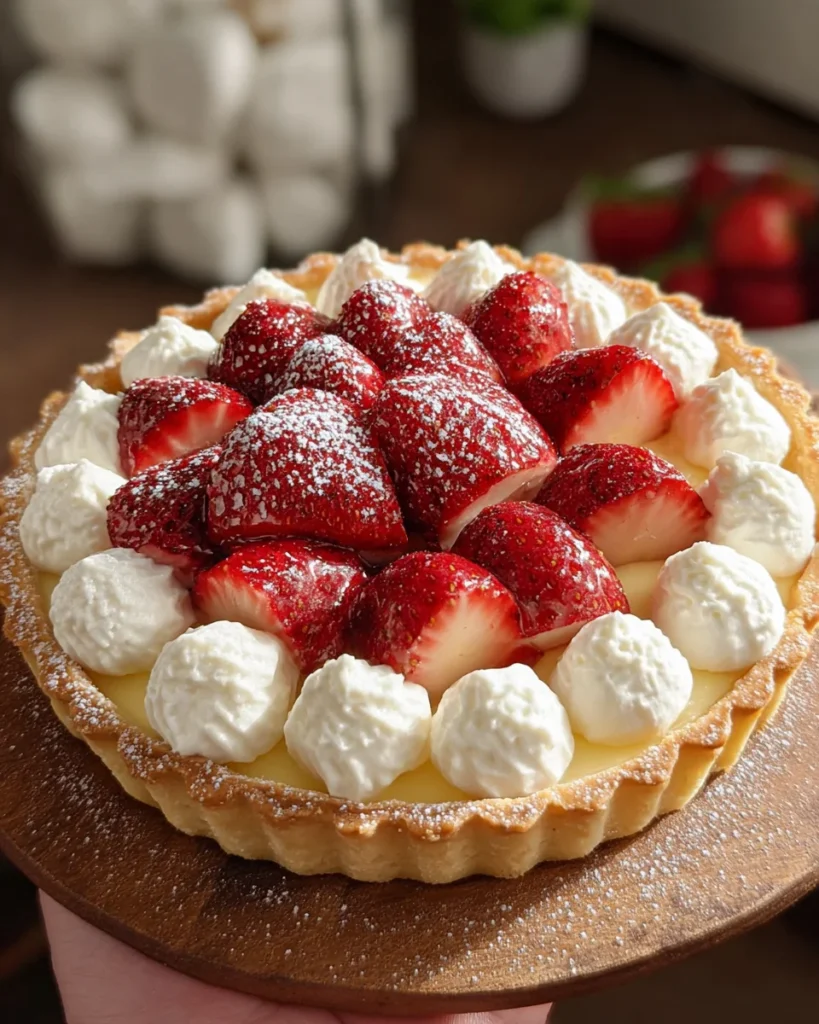 Strawberry Custard Tart