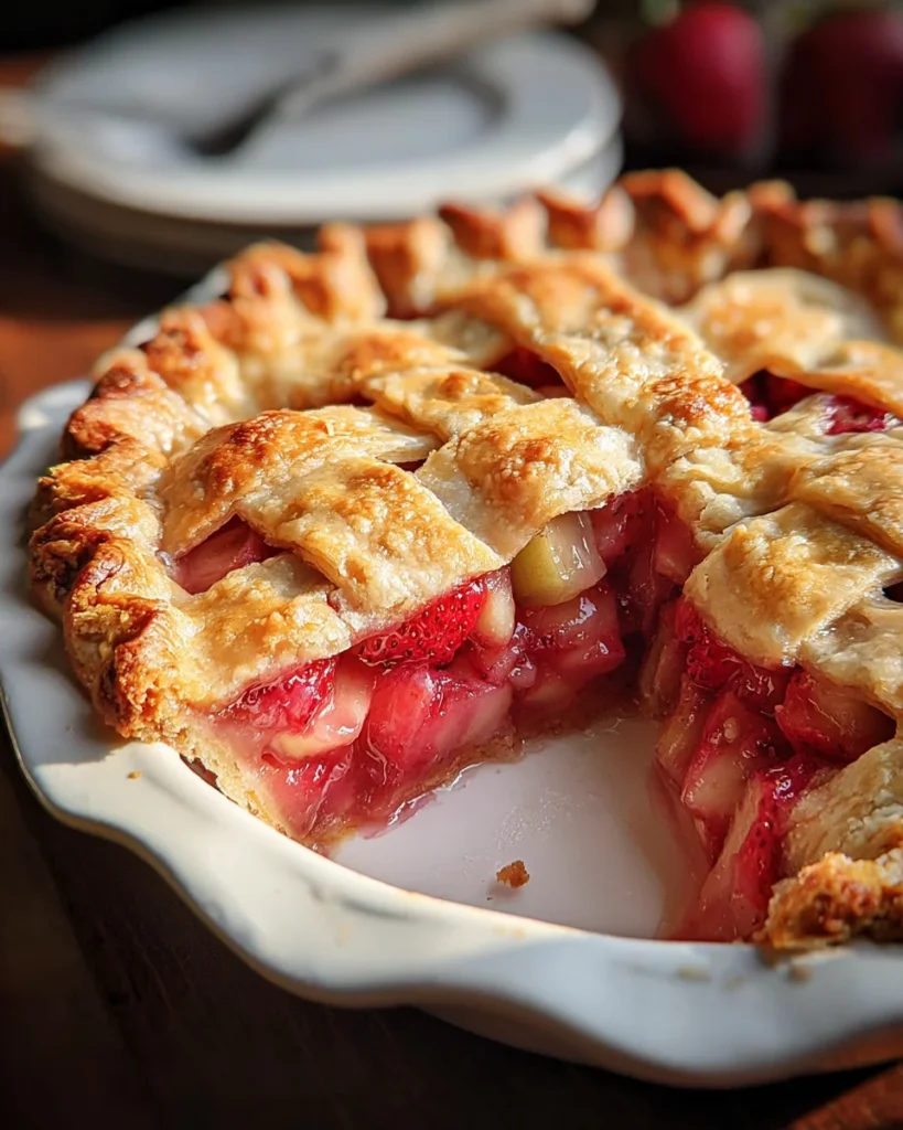 Strawberry Rhubarb Pie