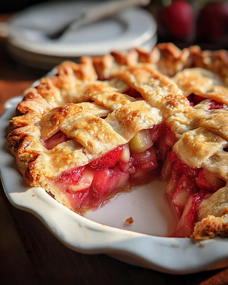 Strawberry Rhubarb Pie