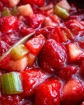 Strawberry Rhubarb Pie Filling